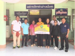 มอบเงินอุดหนุนประเพณีบุญบั้งไฟ ประจำปี 2569 ให้กับตัวแทนชุมชนบ้านหนองควายอีน้อย หมู่ที่ 1