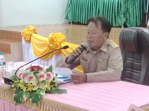 นายวิจิตร มาลำโกน ประธานสภาองค์การบริหารส่วนตำบลเมืองทุ่ง เปิดประชุมสภา องค์การบริหารส่วนตำบลเมืองทุ่ง สมัยวิสามัญ สมัยที่3 /2569
